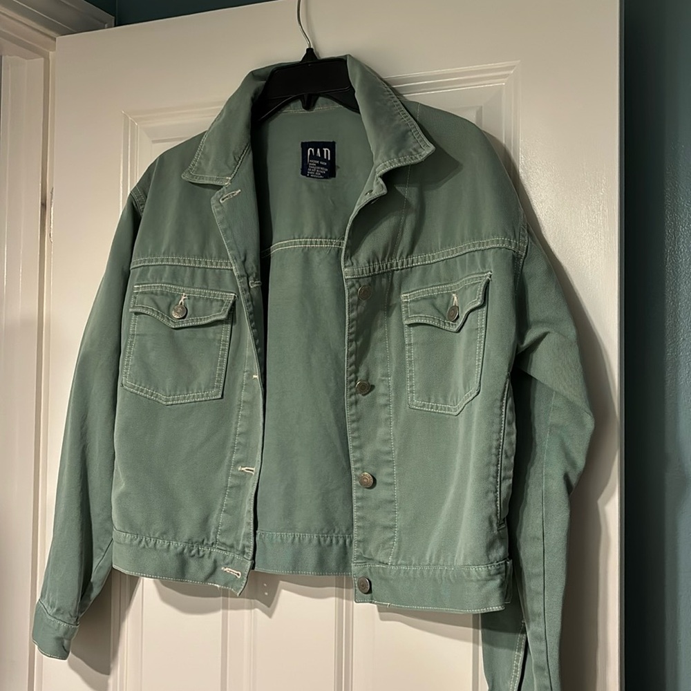 Vintage Gap Green Denim Jacket